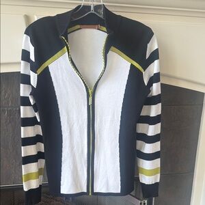 Belldini zipper front sweater